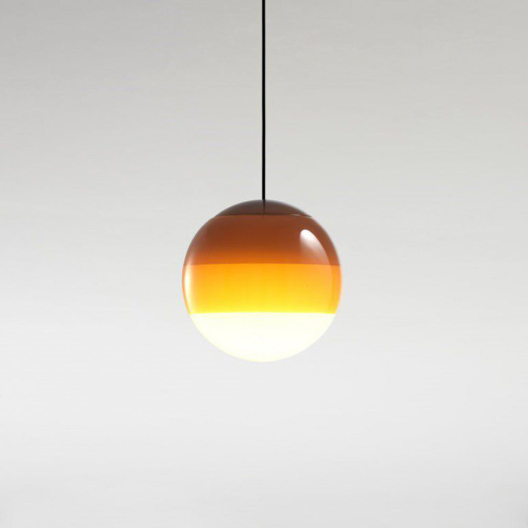 Moderne Glazen Bollen Hanglamp met Kleurverloop