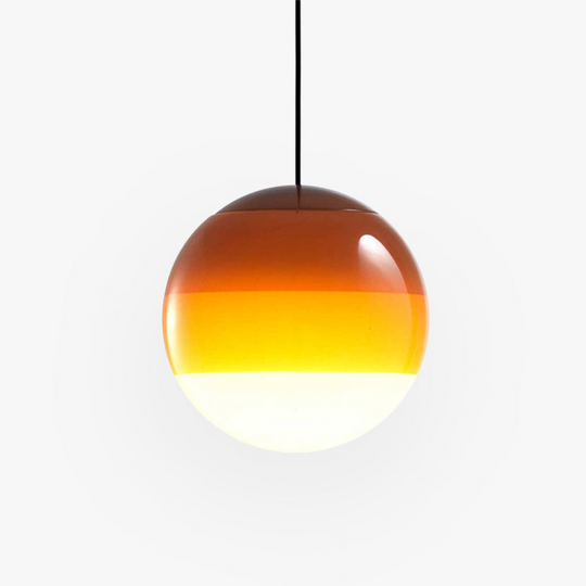 Moderne Glazen Bollen Hanglamp met Kleurverloop