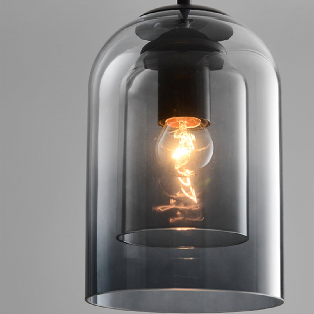 Moderne Hanglampen van Dubbel Glas voor Woonkamer