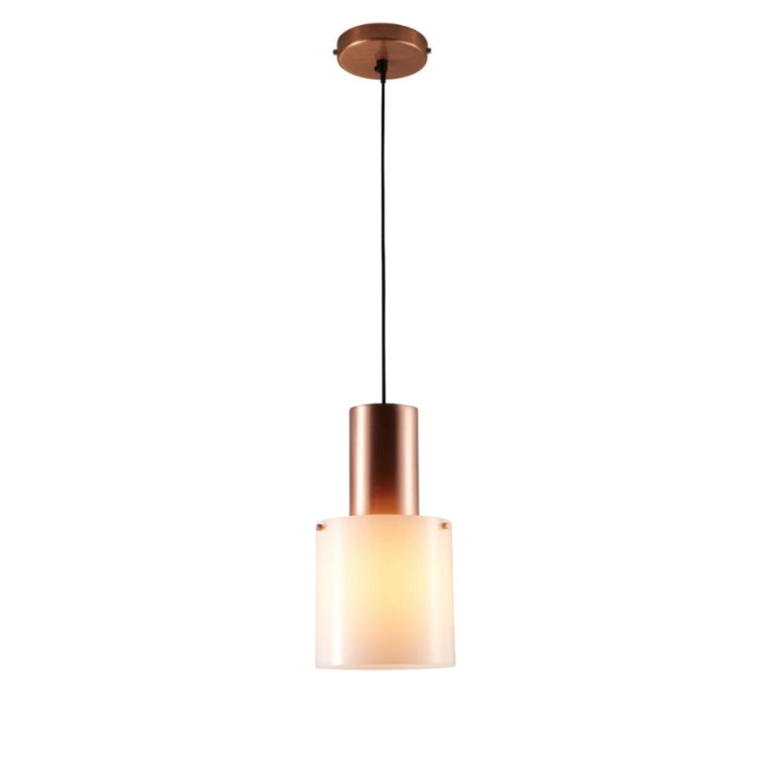 Art Deco Messing Hanglampen met Glas