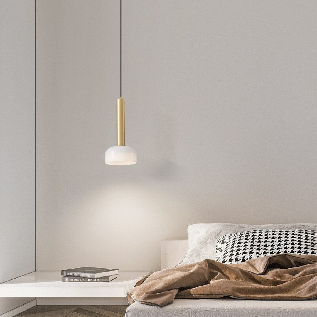 Moderne Minimalistische LED Hanglampen van Koper