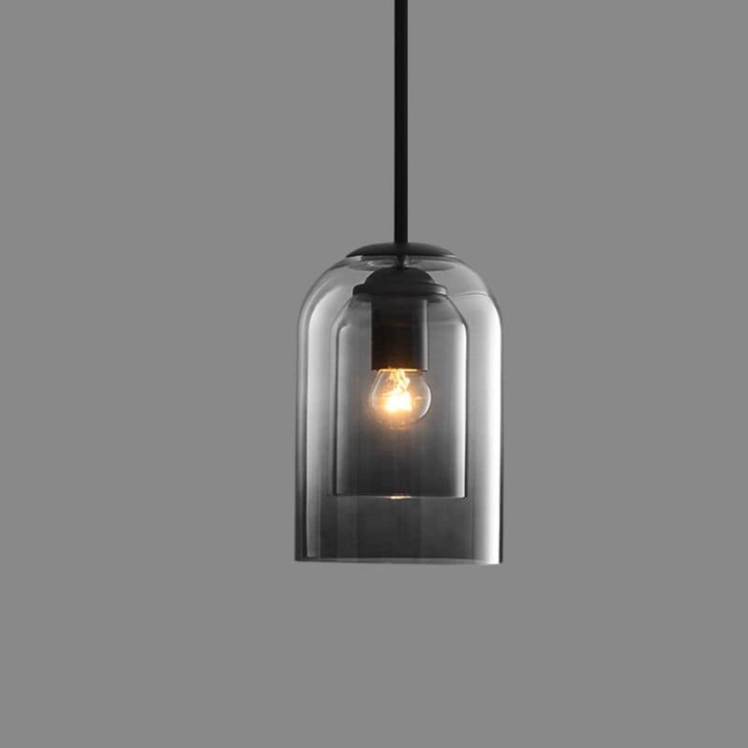 Moderne Hanglampen van Dubbel Glas voor Woonkamer