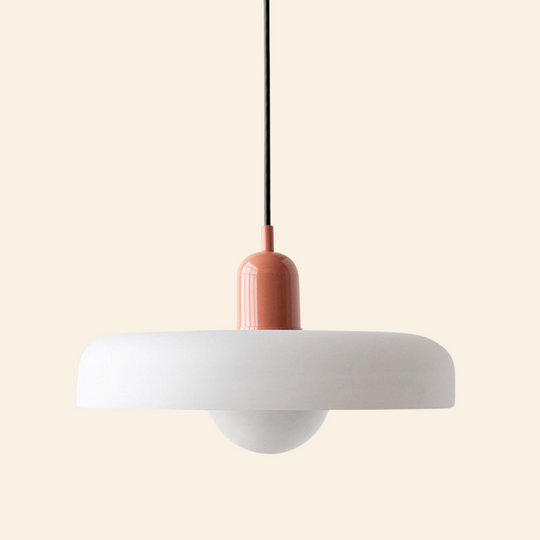 Voss' - Bauhaus hanglamp met gekleurd glas en modern design