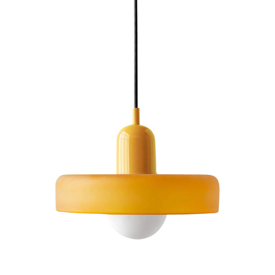 Voss' - Bauhaus Hanglamp - Gekleurd glas en modern design