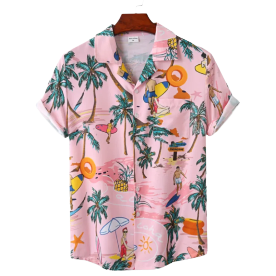 Voss' - Bloemen blouse met surfstijl